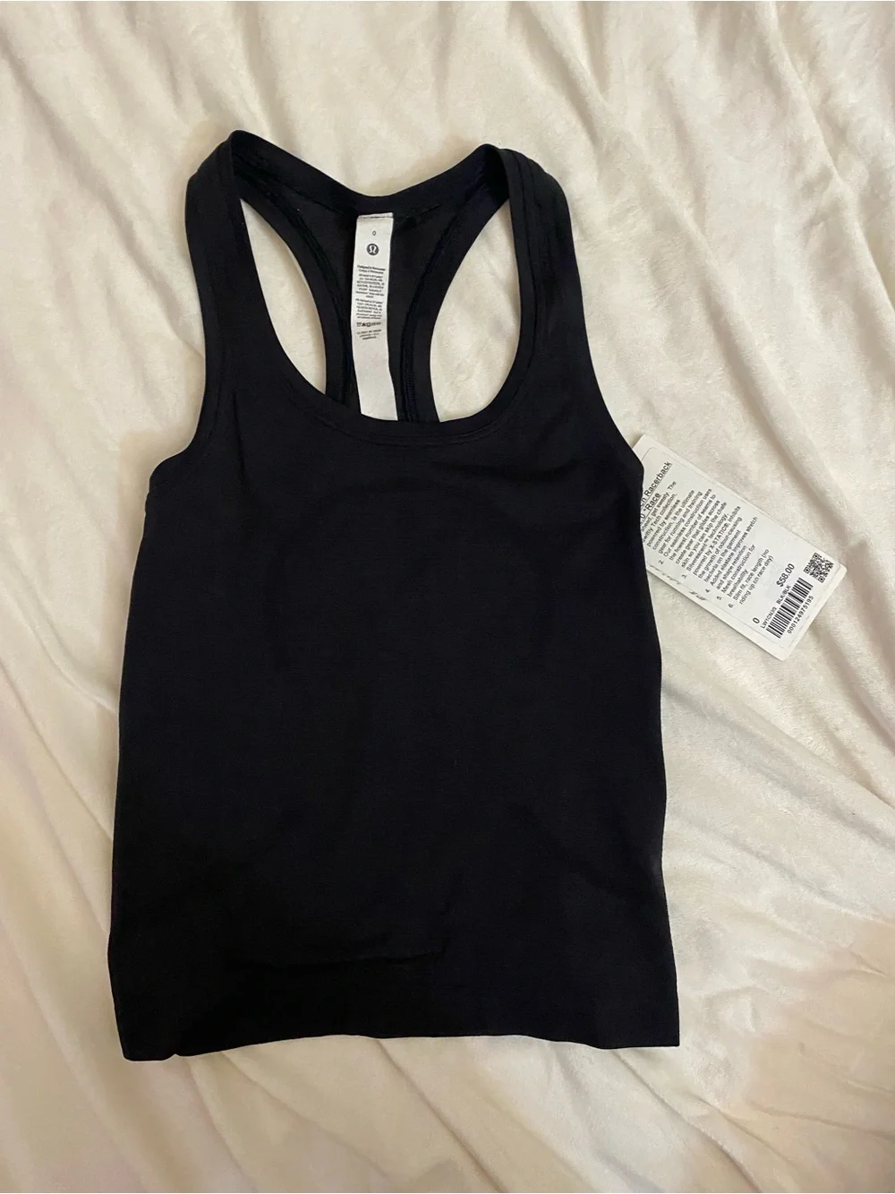 lululemon athletica Black Racerback Tank